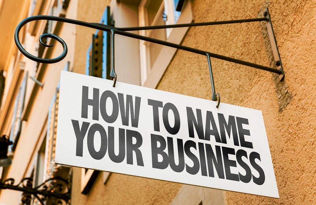 how to name your business